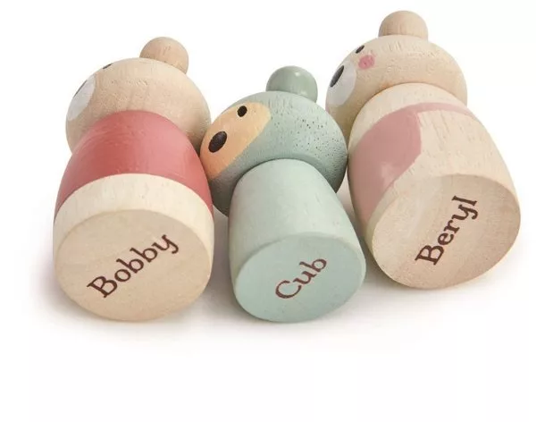 drewniane figurki misie